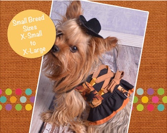 Charlotte's Corset-Style Dog Harness Top PDF Pattern sizes XS to XL