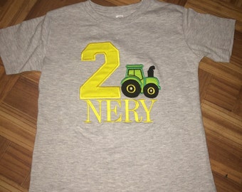 Tractor Birthday Shirt