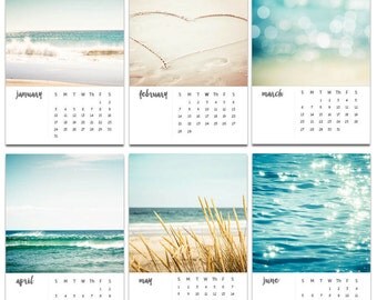 2017 calendar nautical decor beach photography calendar 2017 4x6 5x7 ocean calendar with easel 2017 calender with stand mini desk calendar