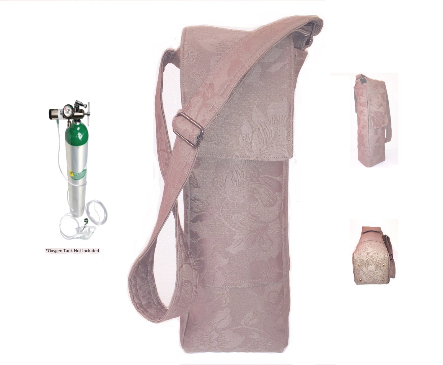 Oxygen Tank Bag a Handmade Designer Carrier Bag Fabric