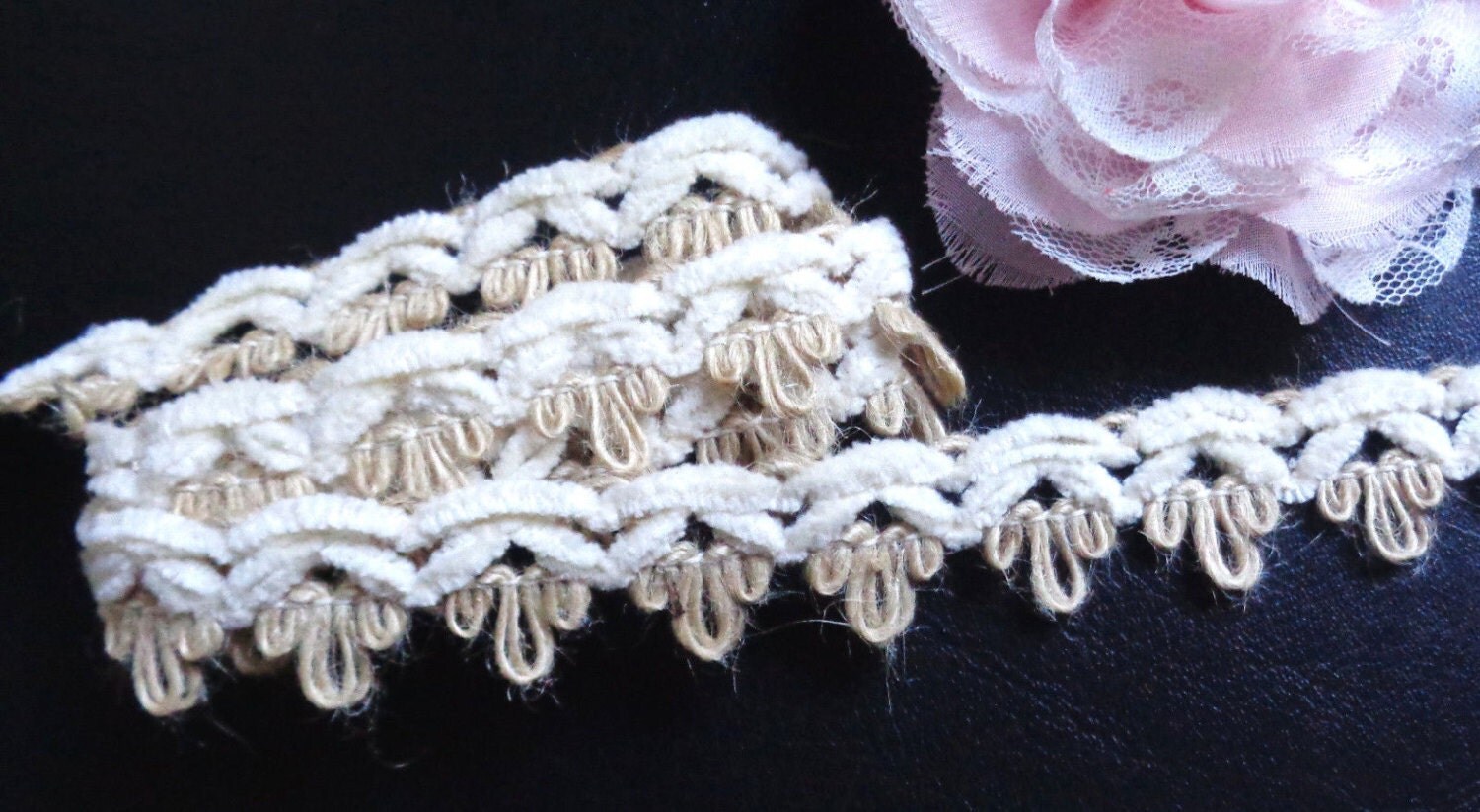 Jute Chenille Braid 7/8 inch price for 2 yard