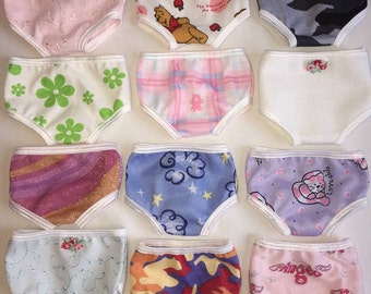 18" Girl Doll Clothes Panty Set of 3 Panties Underwear Bloomers Undies Fits American Girl Doll Clothes 18" Battat