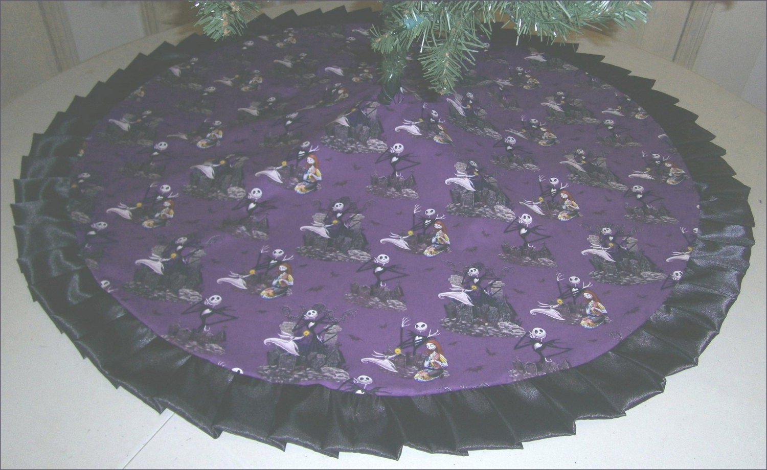 christmas tree skirt 47 nightmare before christmas by christmas tree skirt 47 nightmare before christmas by