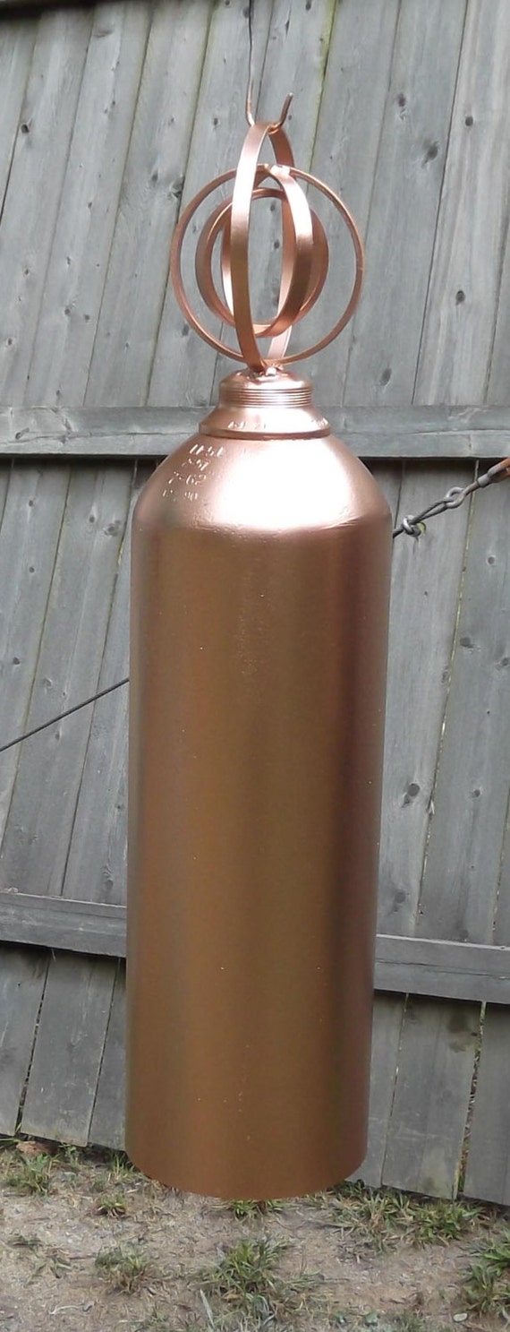 Large tank bell wind chime or gong
