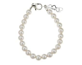 White Pearls baby bracelet (BPWP)