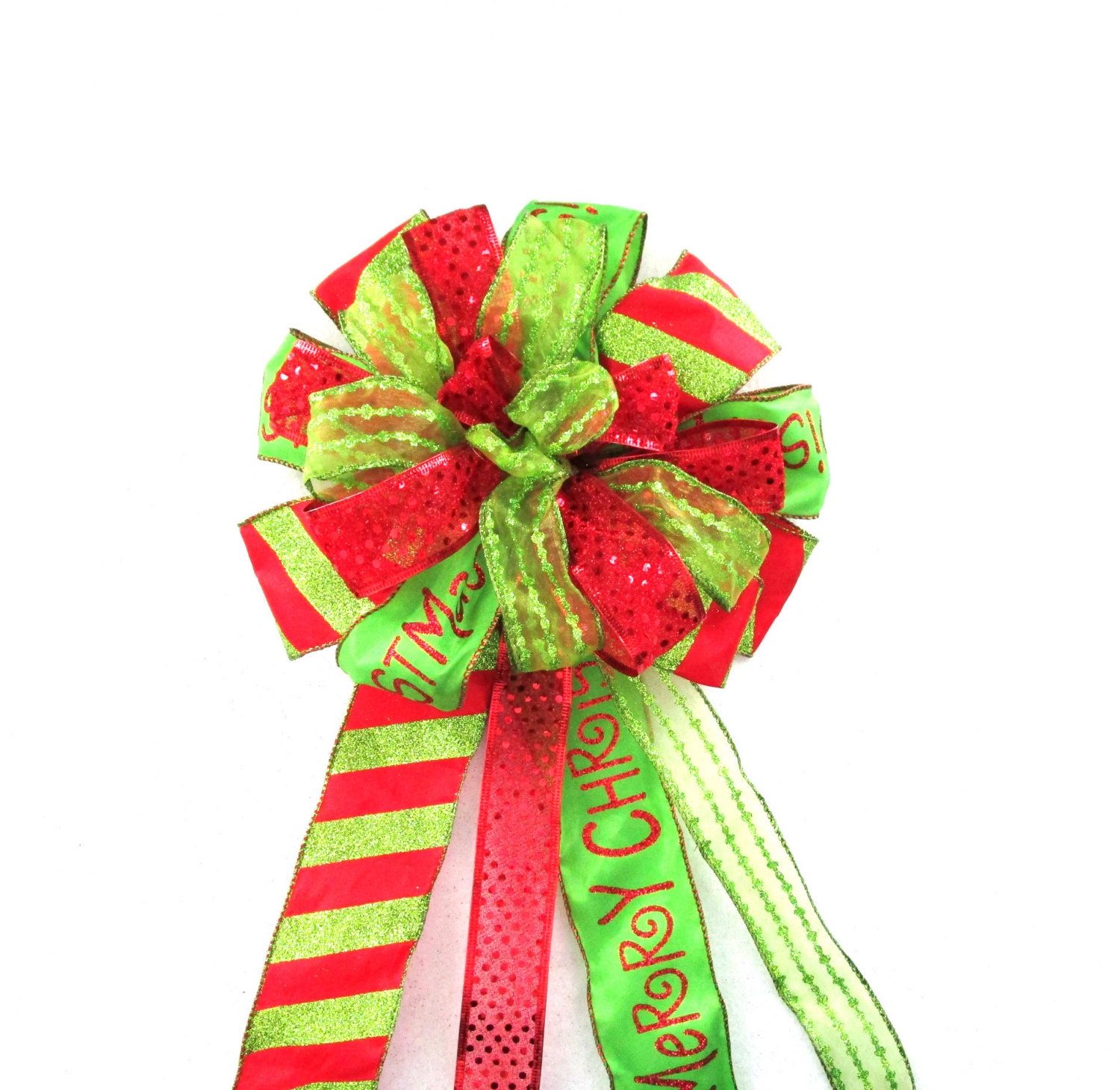 christmas bow red and lime green red wreath by christmas bow red and lime green red wreath by
