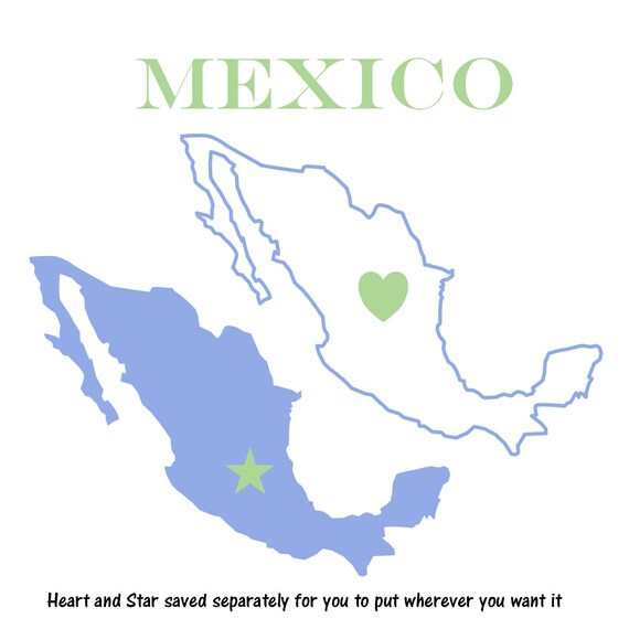 clipart map of mexico - photo #35