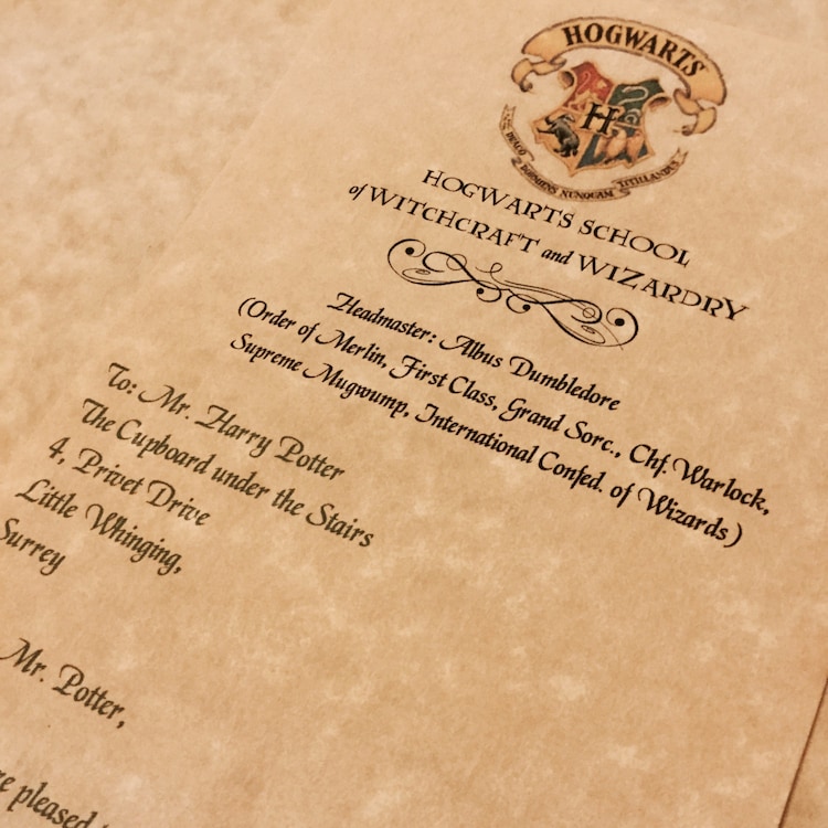 Personalized Hogwarts Acceptance Letter by MerryMailbox on Etsy