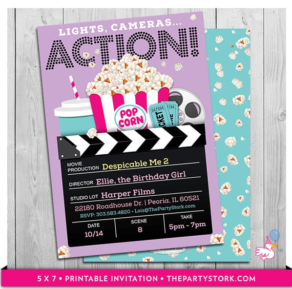 Movie Themed Invitation Wording 10