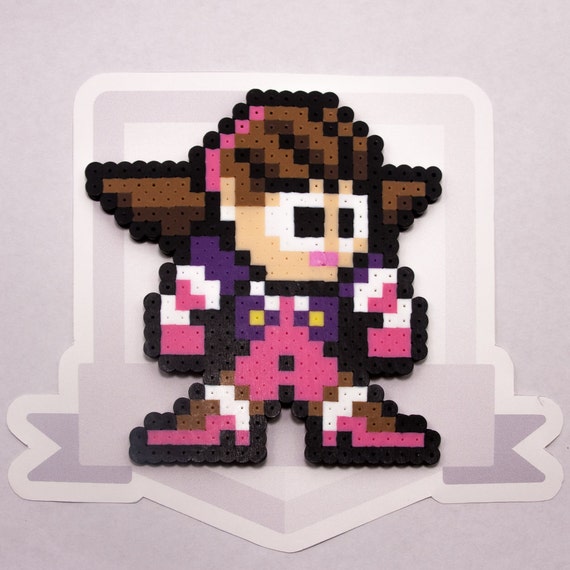 Tron Bonne Perler Bead Sprite Necklace Ultimate Marvel vs