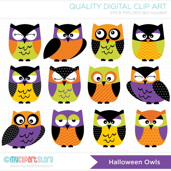 halloween owl clip art free - photo #41