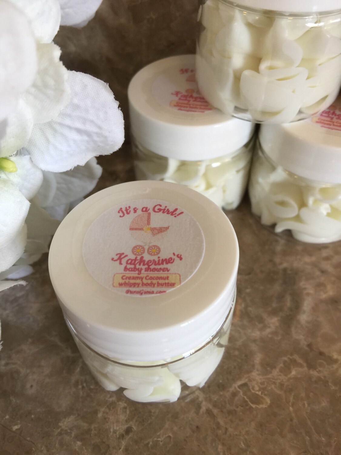 Personalized Body Butters 1 oz jar sample size by PuraGioia