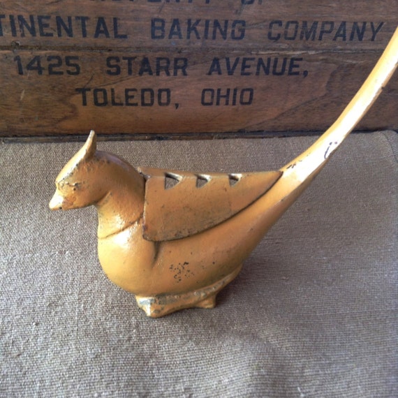 Antique asian stoneware frog incense holder