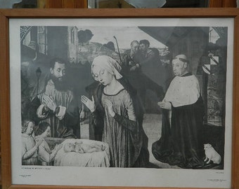Poster ou affiche " La Nativité au Cardinal Jean Rolin "