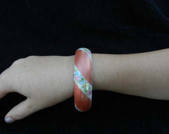 Bracelet: Hand Decorated Porcelain