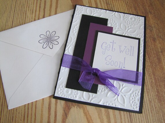items similar to get well soon handmade greeting card