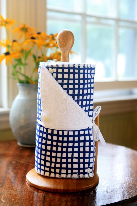 Reusable Paper Towel Roll Set of 12 Earth by AnneRiggsDesigns