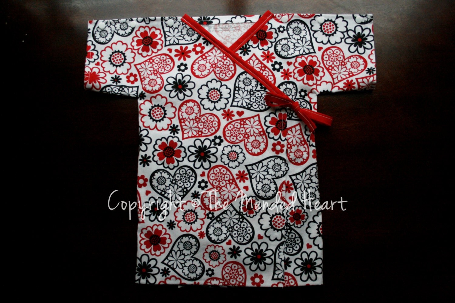 Girl Snap Shoulder 12 24 Month Hospital Gown