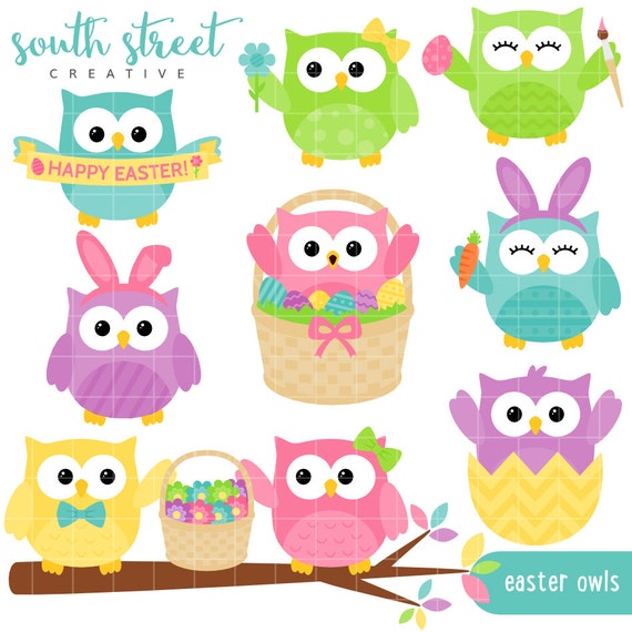 free easter owl clip art - photo #17