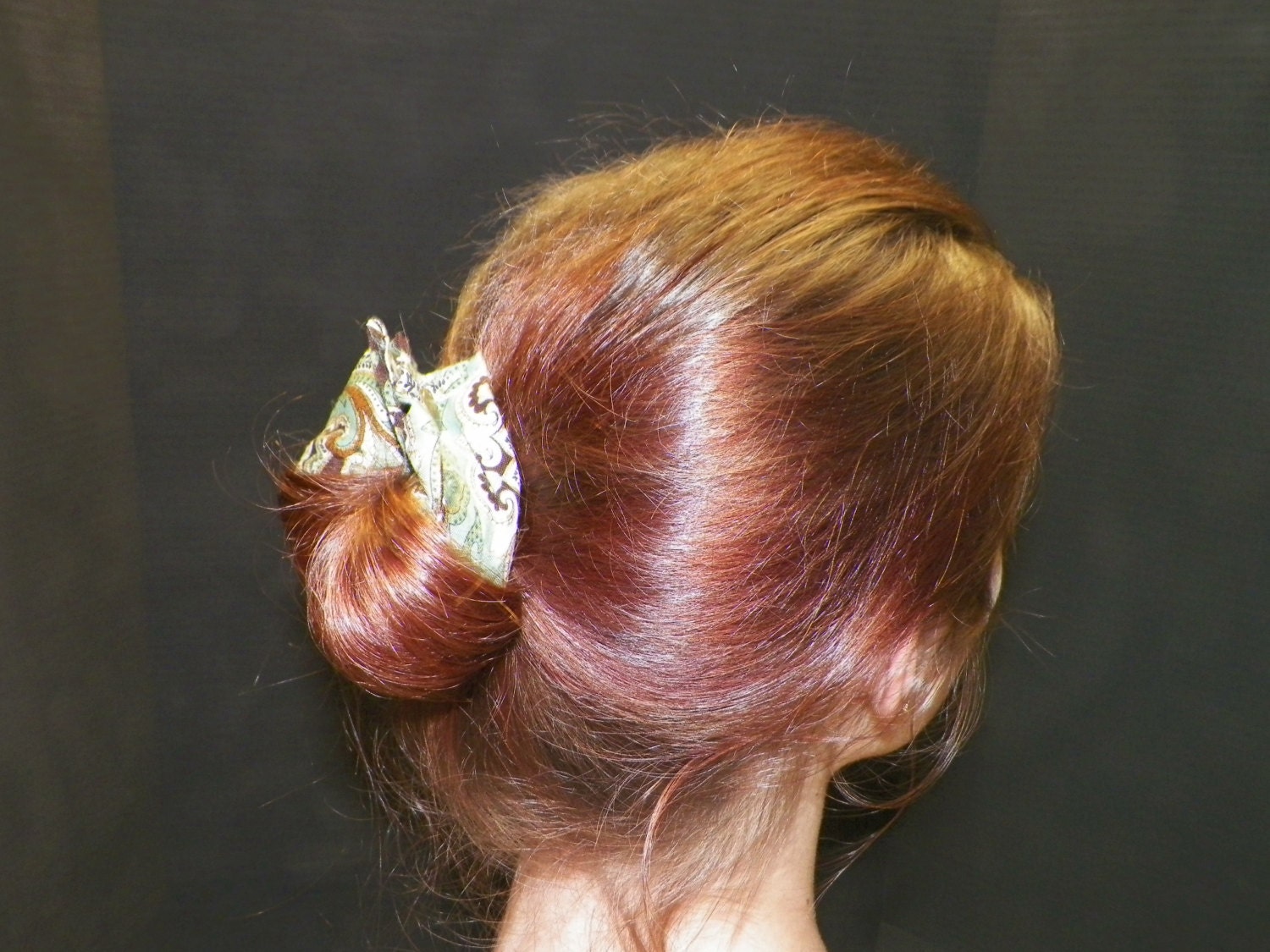 Fabric Hair Roller Hair Bun by on Etsy