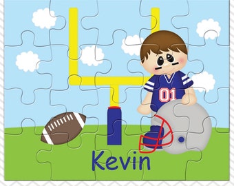 Football Personalized Puzzle, Personalized Football Puzzle, Personalized Kids Puzzle
