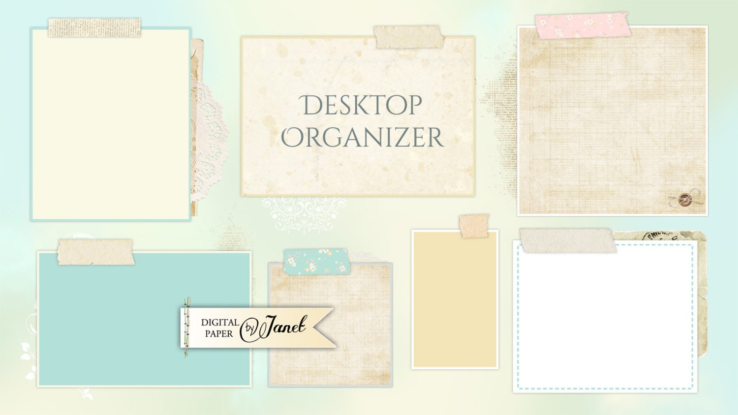 Desktop Organizer Wallpaper digital image