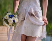 White wedding dress Short summer wedding dress Unconventional bridal dress