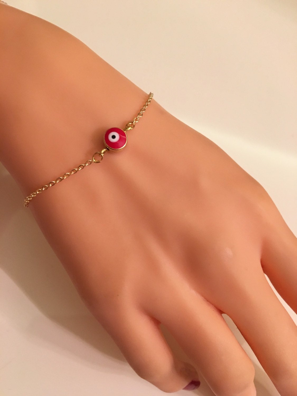 Red Evil Eye BraceletGold Evil Eye BraceletEvil Eye Charm