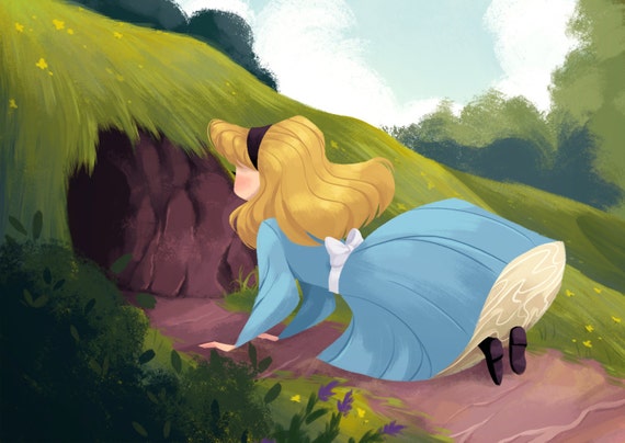 Alice in Wonderland 6x4 mini print