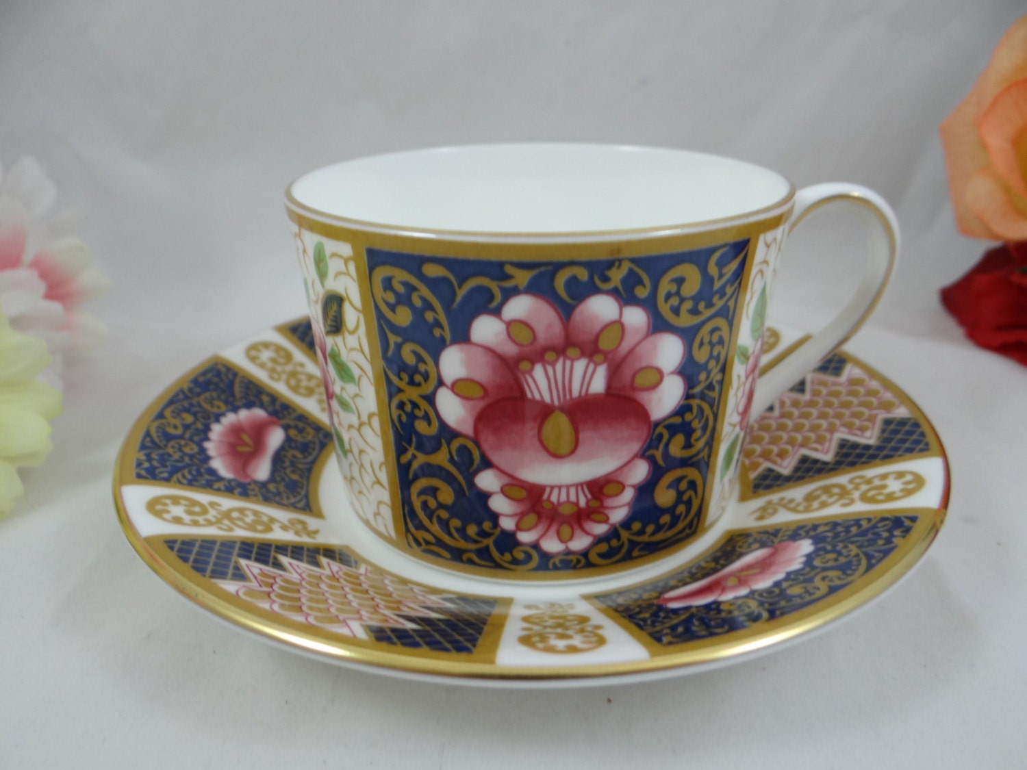 Vintage Coalport English Bone China Java Imari