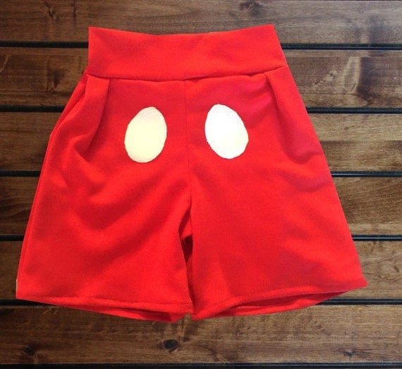 Mickey Mouse Boys ToddlerInfant ShortsRed Mickey Shorts with