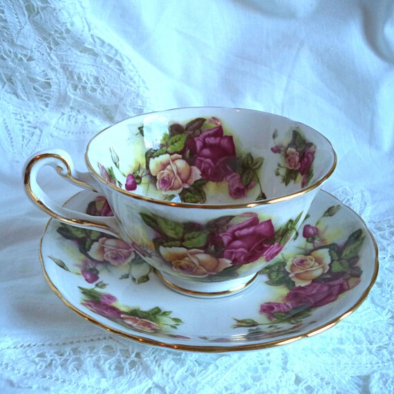 Clearance Royal Chelsea Tea Set Fine Bone China Made In