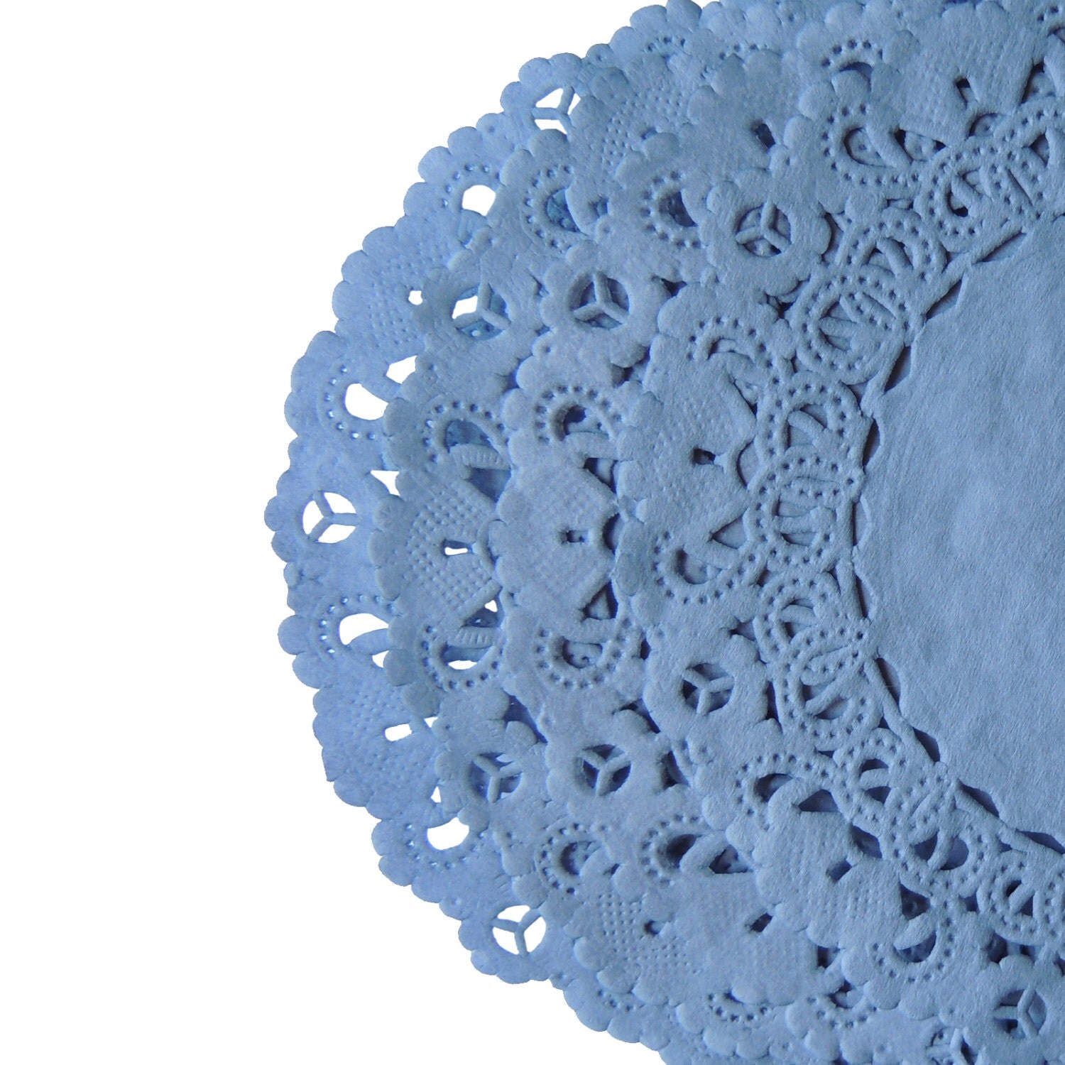 COLONIAL BLUE Paper Lace Doilies 4 6 8