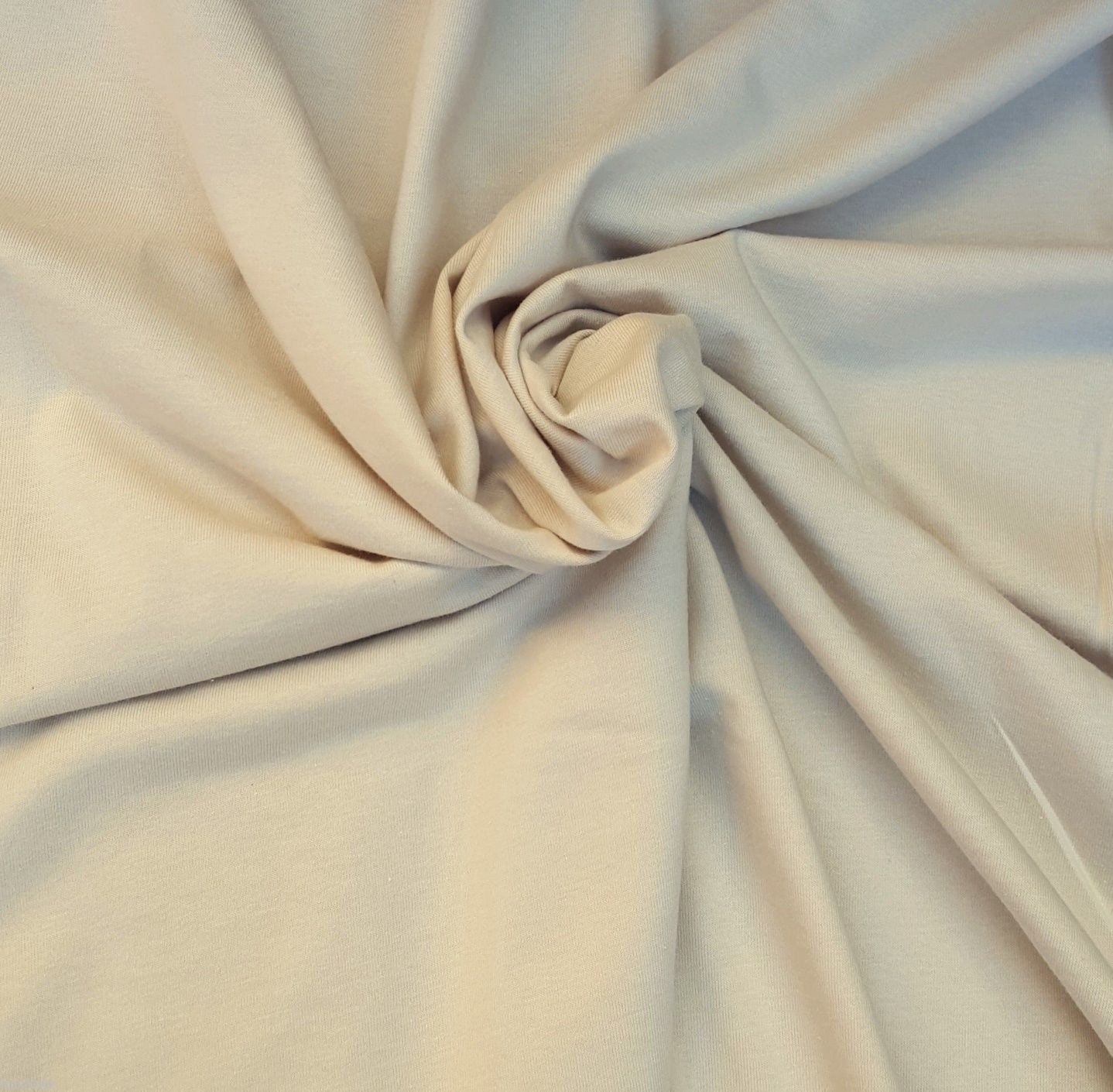 Stone Cotton Jersey Knit Fabric by Yard FIRE RETARDANT