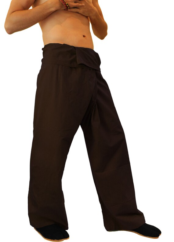 Thai Fisherman Pants , Yoga Pants Plain Color , Men / Women