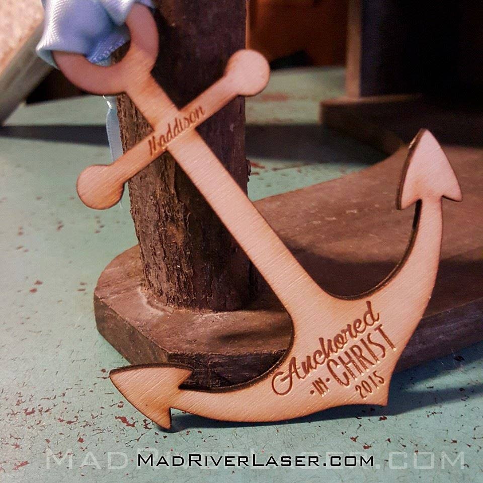 Anchor Christmas Ornament