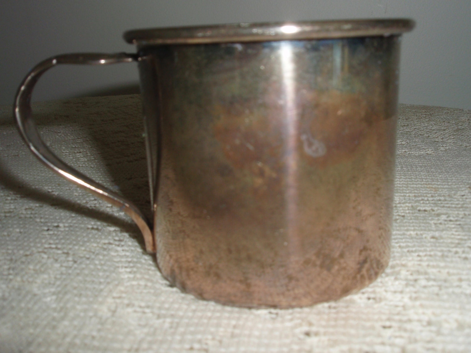 Vintage Silver Baby Cup Oneida Silver Plate Toddler cup