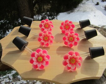 Hummingbird feeder tubes "Pi6" set of 6