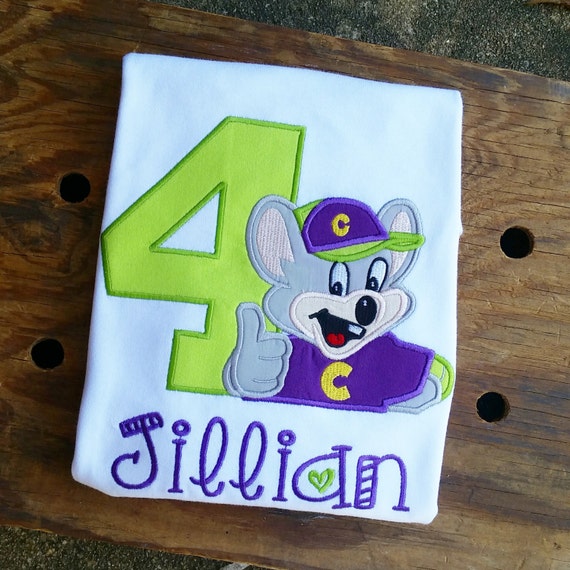 chuck e cheese birthday shirt