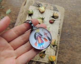 Create Your Own Pendant Send Me Drawings Your Own Photo Photo Jewelry Photo Necklace Custom Picture Necklace Personalized