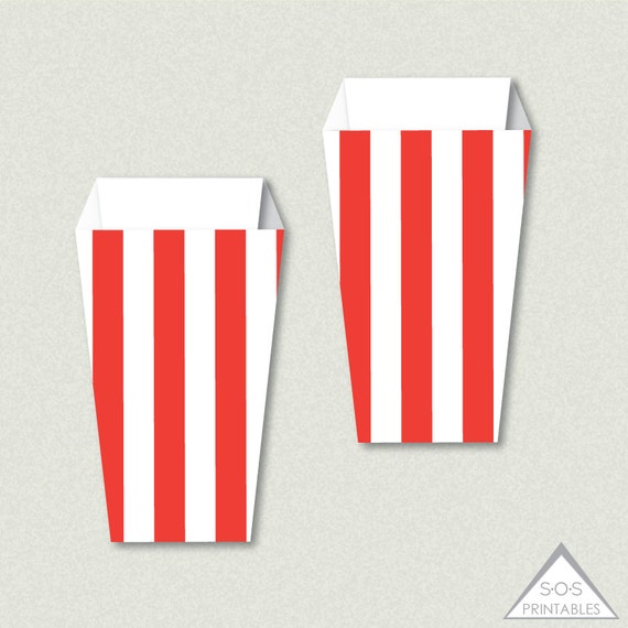 Printable Popcorn Boxes Popcorn Box Popcorn Cup Snack Box