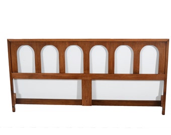 Walnut Head Board King Size Headboard Mid Century Modern