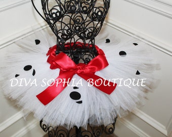 Dalmation Tutu - Halloween Costume- Please Read Shop Announcement
