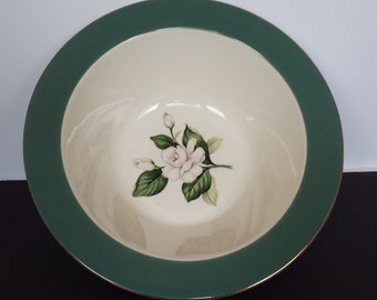 Homer Laughlin Emerald Serving Bowl