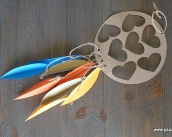Paper Dream Catchers for Party Decorations