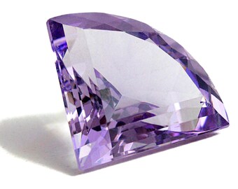 Amethyst Trillion Cut Gemstone