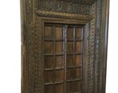 Mogulinterior Antique Haveli Door Entrance Solid Teak Wood Carved Indian Door