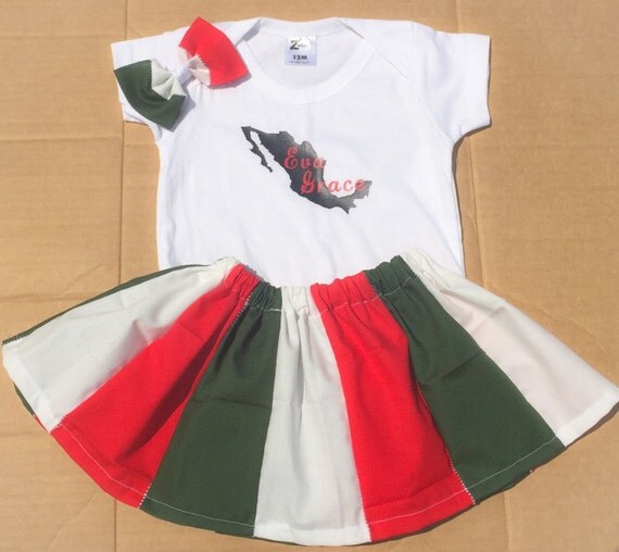 mexican flag skirt