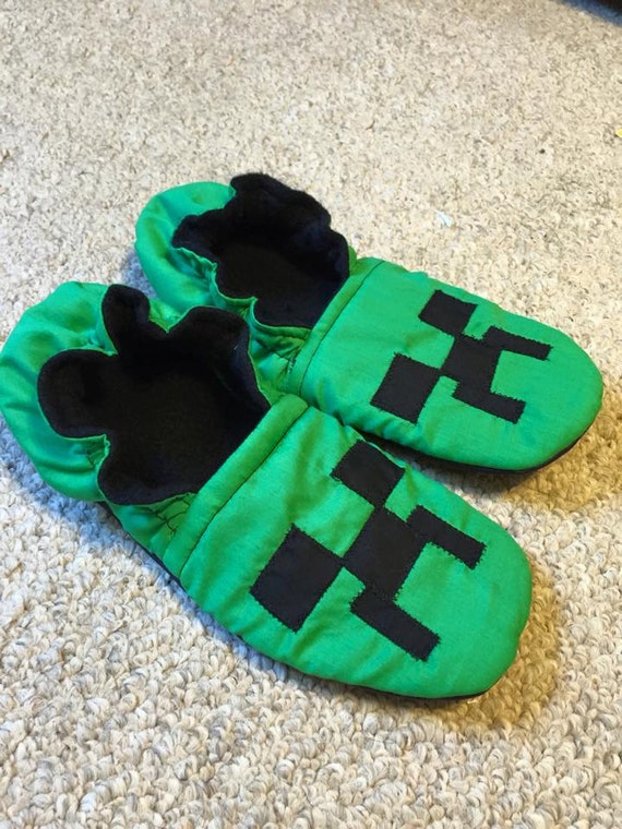 minecraft slipper socks