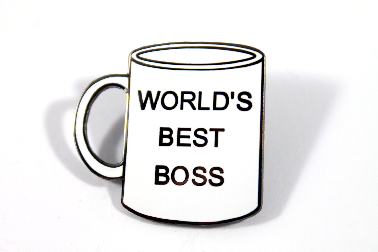 The Office World's Best Boss Mug Hard Enamel Pin